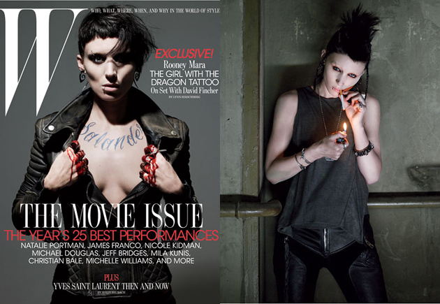 Actress Rooney Mara plays the new Lisbeth Salander, the Girl with the Dragon 